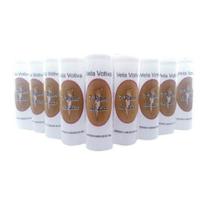 Kit 10 Und Velas Votivas Brancas 7 Dias - 260 Gr Cada