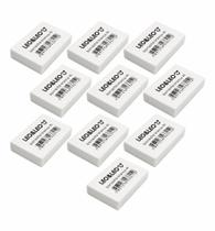 Kit 10 Unid Borracha De Apagar Branca Leo & Leo Borracha 40