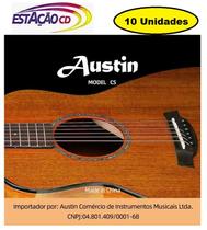 Kit 10 Unid Encordoamento /Cordas Violão Aço -Kauthon Austin
