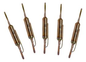 Kit(10 unid) filtro secador de cobre vulkan c/sílica c/rabicho 100mm