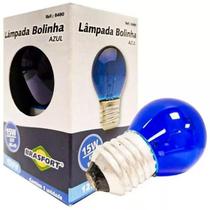 Kit 10 Unid. Lâmpada Bolinha 15w 220v E27 AZUL - Brasfort