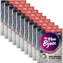Kit 10 unid Mon Bijou Limpa Máquinas de Lavar Roupas - 80g