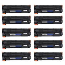 Kit 10 Unid Toner Alto Rendimento Até 2000 Páginas Compatível Com Impressoras HP P1006/M1120/M1212/M1132/P1102W 435A/436A/285A/278A Kit 10 Unid Toner Alto Rendimento Até 2000 Páginas Compatível Com Impressoras HP P1006/M1120/M1212/M1132/P1102W 435A/436A/285A/278A