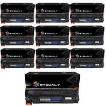 Kit 10 Unid Toner Alto Rendimento Compatível Com Impressoras HP Laser Jet Pro M1536dnf P1606dn M1522nf M1522nf Média 2000 Páginas Kit 10 Unid Toner Alto Rendimento Compatível Com Impressoras HP Laser Jet Pro M1536dnf P1606dn M1522nf M1522nf Média 2000 Páginas