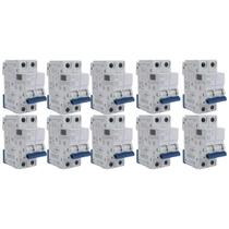 Kit 10 unid. - weg disjuntor bipolar 10a (mdw-c 10a 2 polos) Kit 10 unid. - weg disjuntor bipolar 10a (mdw-c 10a 2 polos)