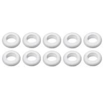 Kit 10 unidades Anel Vedante Vedação Silicone Borracha Passa Fio Reposição para Válvula Airlock