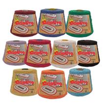 Kit 10 Unidades Barbante Criativa 500g N.º 6 - Criativa Utilidades