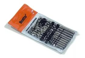 Kit 10 Unidades. Brocas Aço Rápido 6x10mm. Bestfer.