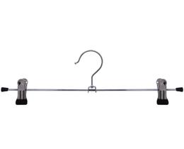 Kit 10 Unidades Cabides Cromado Com Presilhas Marca IKAZA