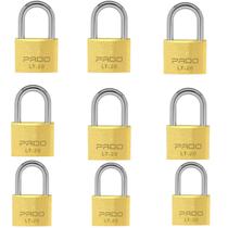 Kit 10 Unidades Cadeado Latão 20mm Pado Segredos Diferentes