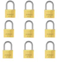 Kit 10 Unidades Cadeado Latão 25mm Pado Segredos Diferentes