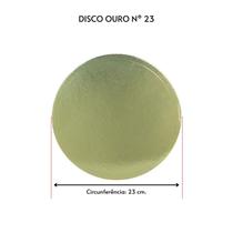 Kit 10 Unidades Cake Board Disco Para Bolo Ouro 23cm. - TAMAROZZI EMBALAGENS