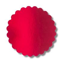 Kit 10 Unidades Cake Board para Bolo Redondo 26cm Vermelho - TAMAROZZI