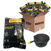 Kit 10 unidades camara de ar aro 26 pe-26 pirelli bico grosso 33mm bicicleta bike revenda atacado