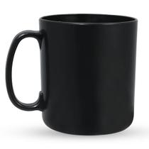KIT 10 UNIDADES CANECA PP ACRYLIC LINE 450 ML Cor:PRETO