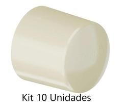 Kit 10 unidades cap soldavel aquatherm cpvc 22mm 7028 tigre Kit 10 unidades cap soldavel aquatherm cpvc 22mm 7028 tigre