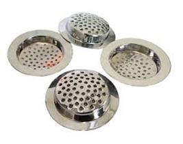 KIT 10 unidades Cestinho Cromado Ralinho Pia 3 1/2