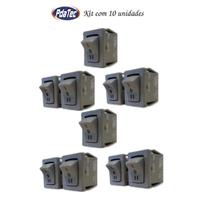 Kit 10 unidades - Chave - interruptor Margirius 3 posições - 16A 16103 Kit 10 unidades - Chave - interruptor Margirius 3 posições - 16A 16103