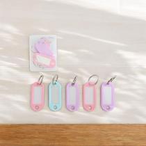 Kit 10 Unidades Chaveiro Identificador De Chaves Kit 10 Unidades Chaveiro Identificador De Chaves