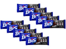 Kit 10 Unidades Chocolate Bis Black Meio Amargo
