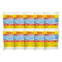 Kit 10 Unidades Cloro Tablete Tradicional Genco 200gr Kit 10 Unidades Cloro Tablete Tradicional Genco 200gr