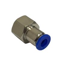 Kit 10 Unidades Conexão Inst. Conector Fêmea 06 x 1/4 Fluir