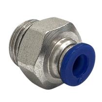 Kit 10 Unidades Conexão Inst. Conector Macho 06 x 1/8 Fluir
