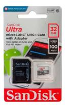 Kit 10 Unidades de Cartões de Memória Sandisk Ultra 32Gb Classe 10 - 80Mb/s