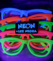 Kit 10 unidades de óculos neon para festa balada - Festa Chic