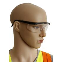 Kit 10 Unidades De Oculos Segurança Argon Libus Modelo Rj cinza