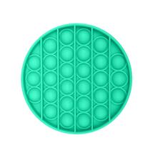 Kit 10 Unidades de Pop It Fidget Sensorial Bolha Mod Redondo Verde