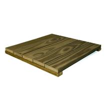 Kit 10 Unidades Deck Modular 50cmx50cm Pinus Tratado Madeira do Brasil