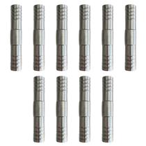 Kit 10 Unidades Emenda Ar Condicionado Reta 12mm Alumínio