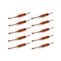 Kit 10 Unidades Filtro Secador 1 pol Molecular 10g com Apêndice/com Ponteira Hulter 100mm 1/4x1/16 Kit 10 Unidades Filtro Secador 1 pol Molecular 10g com Apêndice/com Ponteira Hulter 100mm 1/4x1/16