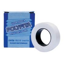 Kit 10 unidades fita veda rosca polyfita 12mm x 10 metros