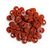 Kit 10 Unidades Guarnição Silicone 3 Furos Terminal Borden