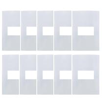 Kit 10 unidades - mg placa 4x2 1 posto horizontal br sleek (16038)