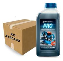 Kit 10 Unidades Óleo 2 Tempos Lubrificante Husqvarna Pro 500ml 537594713 Kit 10 Unidades Óleo 2 Tempos Lubrificante Husqvarna Pro 500ml 537594713
