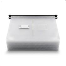 Kit 10 Unidades Pastas Suspensas Organizadora A4 Cristal Polibras Documentos Caixa ou Gavetas de Arquivos Kit 10 Unidades Pastas Suspensas Organizadora A4 Cristal Polibras Documentos Caixa ou Gavetas de Arquivos