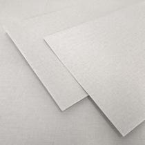 Kit 10 Unidades Placa Adesiva Flexível para Parede Linho Gelo Off White 30x60cm