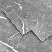 Kit 10 Unidades Placa Adesiva Flexível para Parede Porcelanato Esmaltado Cinza 30x60cm