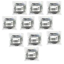 Kit 10 Unidades Prego De Aço 17x21 (3,00x48mm)Zincado Âncora Kit 10 Unidades Prego De Aço 17x21 (3,00x48mm)Zincado Âncora