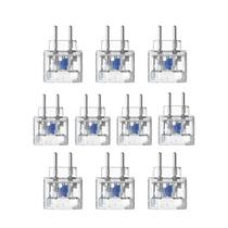 Kit 10 unidades protetor de surtos dps iclamper pocket 2 pinos 10a