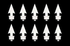 Kit 10 Unidades Tampa Plastica Flecha Grade Metalon 20x30 Kit 10 Unidades Tampa Plastica Flecha Grade Metalon 20x30