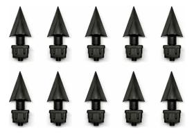 Kit 10 Unidades Tampa Plastica Flecha Grade Metalon 20x30