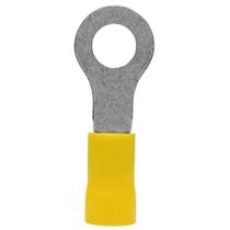 Kit 10 Unidades Terminal Pre-Isolado Anel/Olhal M5 Fio 4,0/6,0mm Amarelo - CRIMPER
