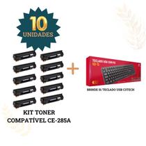 Kit 10 unidades - Toner Compatível Com Hp 285a / 435a / 436a / 278a - P1102w M1132 P1005 M1120