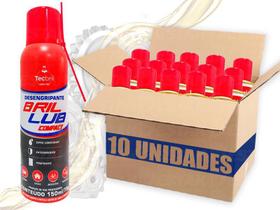 Kit 10 Unidades WD Desengripante Lubrificante Spray Oleo Antiferrugem Anticorrosivo 150ml