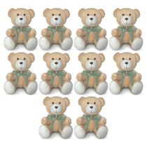Kit 10 Ursinhos De Pelúcia Articulado Para Decoração Presente 20cm