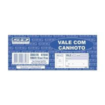 Kit 10 Vales com Canhoto 15,5 x 7cm 50 Folhas São Domingos